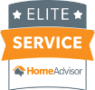 elite service home advisor award badge